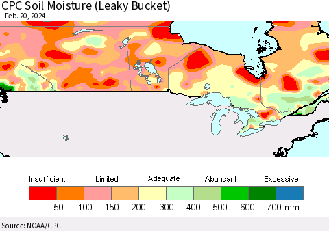 Calculated Soil Moisture