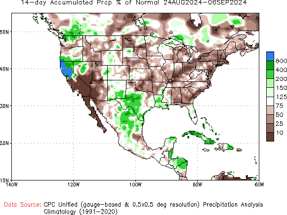 14-Day Normal Precipitation