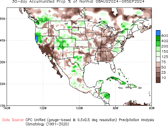 30-Day Normal Precipitation