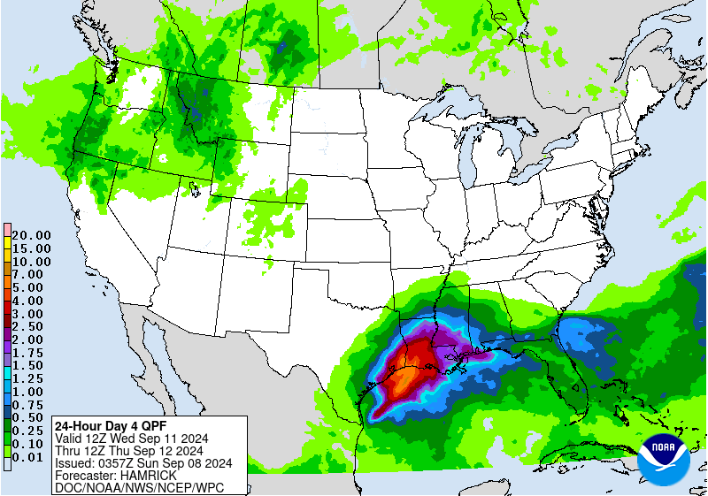 4-Day Precipitation Forecast