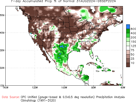 7-Day Normal Precipitation