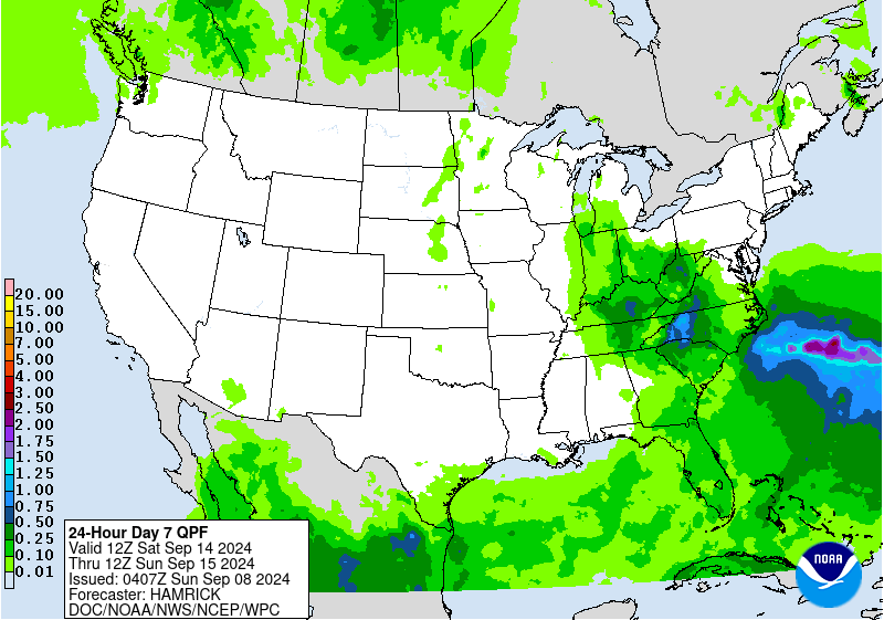 7-Day Precipitation Forecast