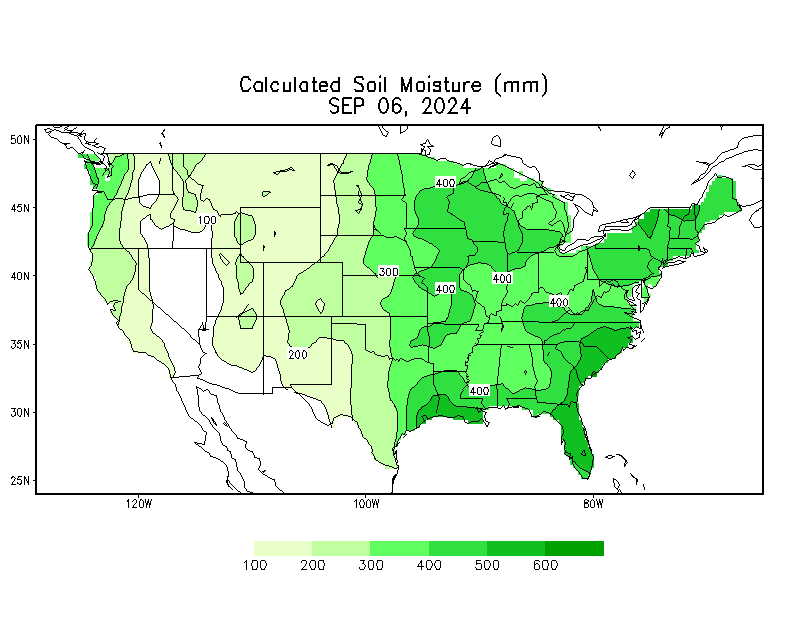 Calculated Soil Moisture