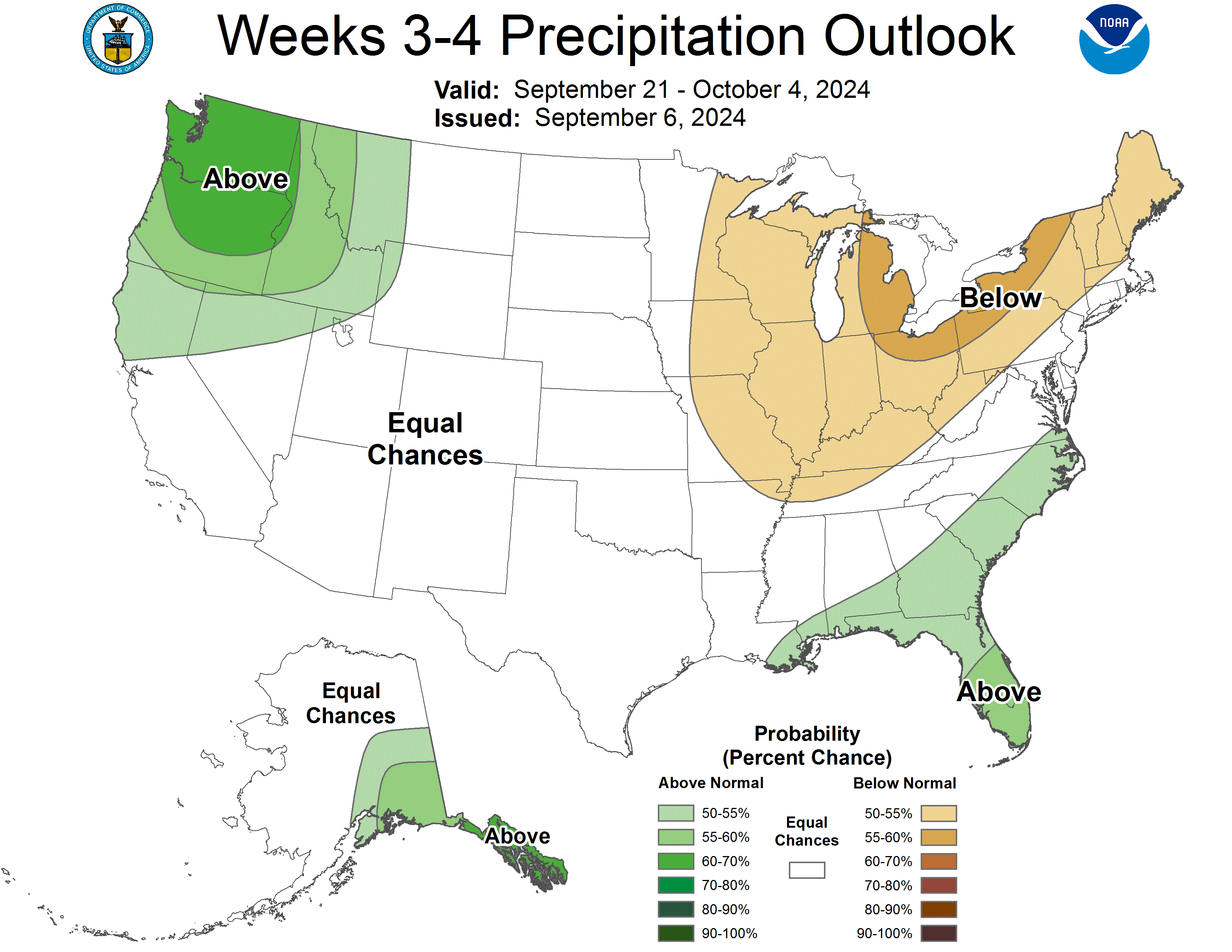 Weeks 3-4 Precipitation Outlook